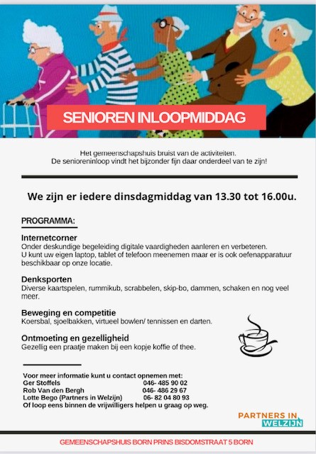 Flyer Senioreninloop Born